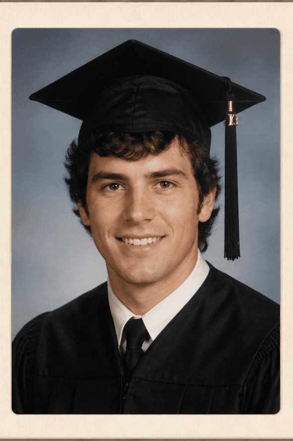AI Yearbook 90s Graduate preset